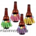 The Beistle Company Drink Hula Skirts 4 Piece Decorative Bottle Set TBCY1143